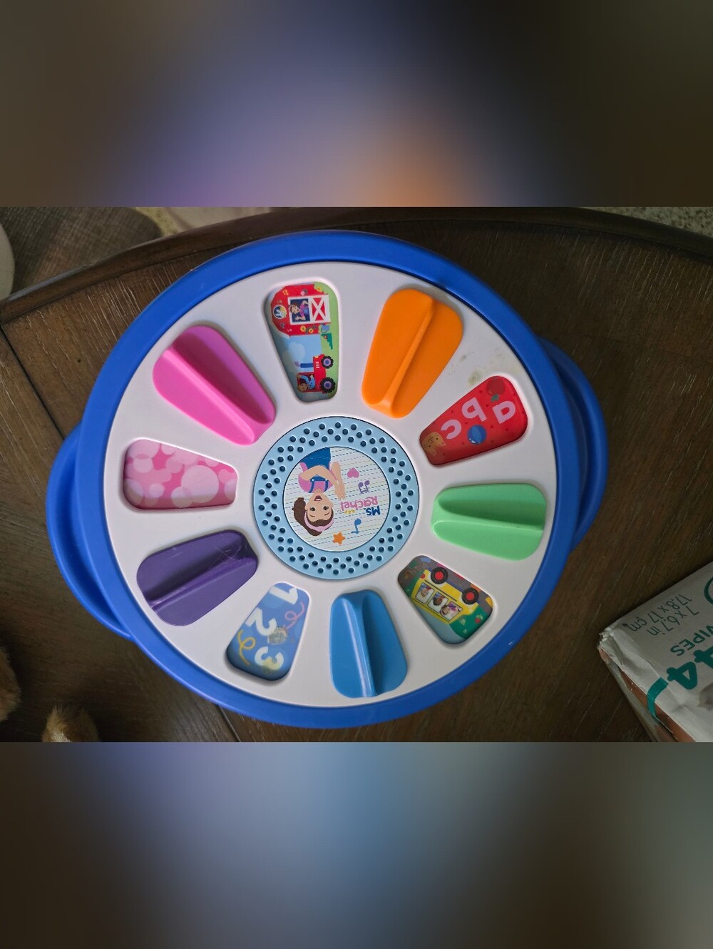 Ms Rachel Spinning Learning Toy - Blue